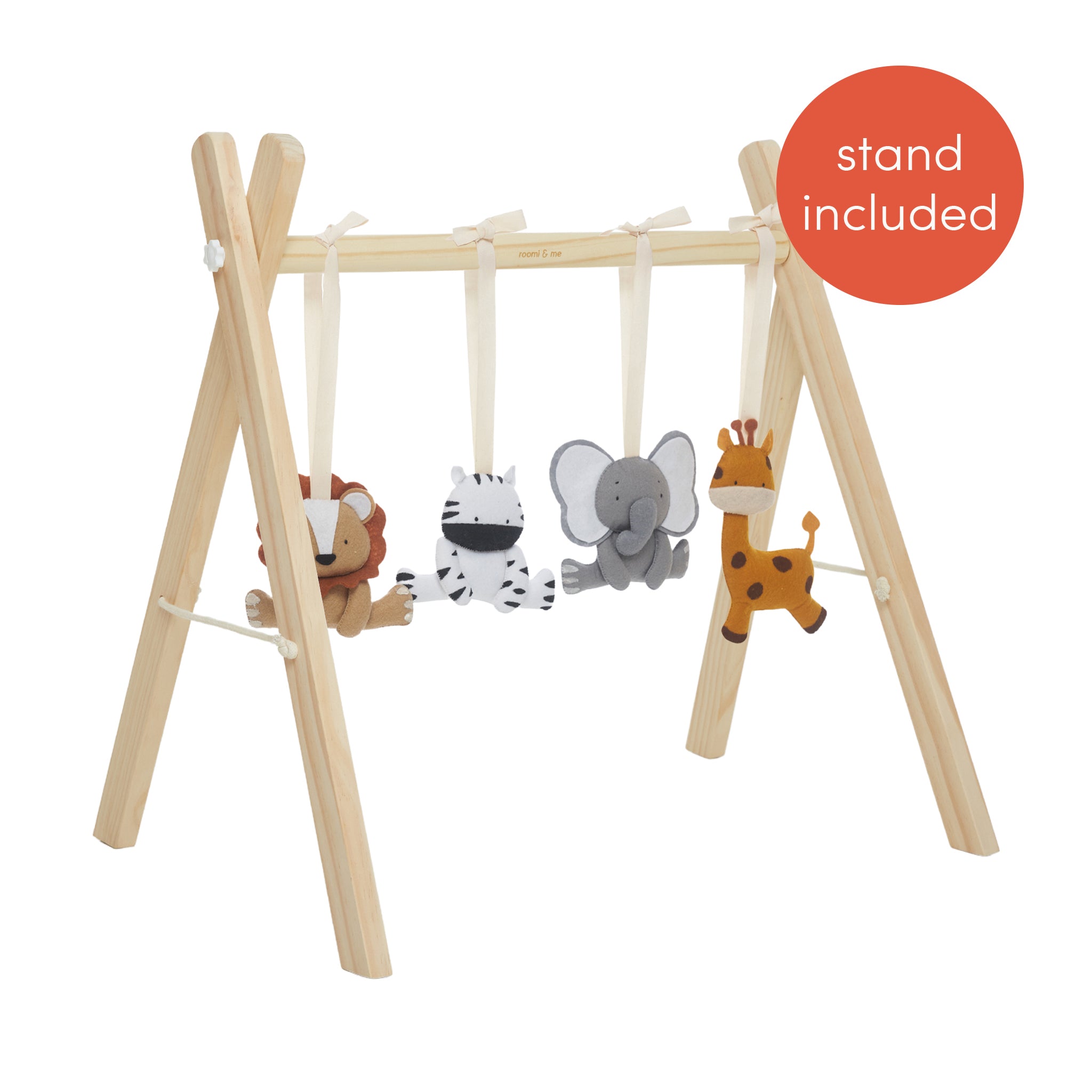 BUNDLE Frame & Activity Gym Toy Set - Safari