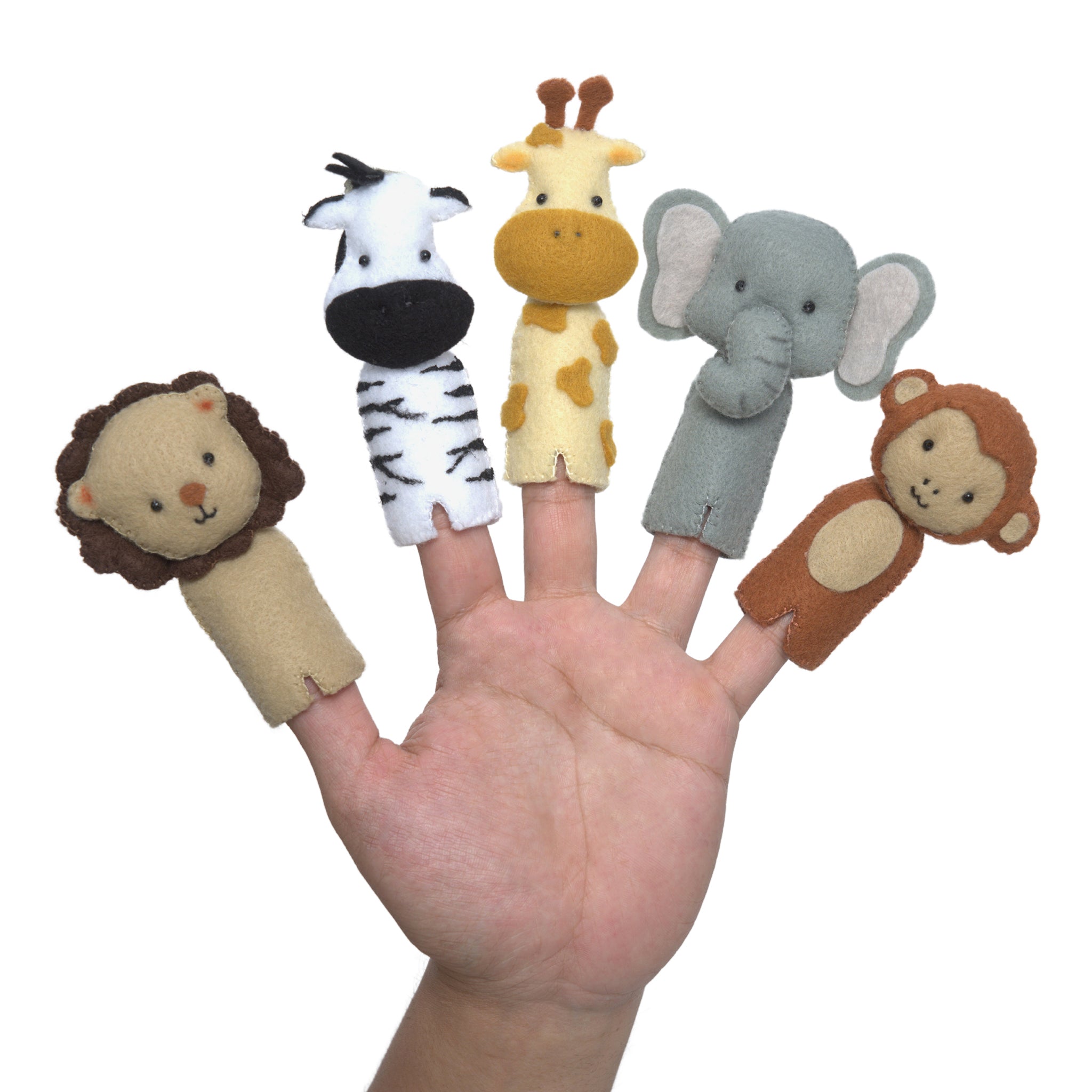 Finger Puppet Set - Safari
